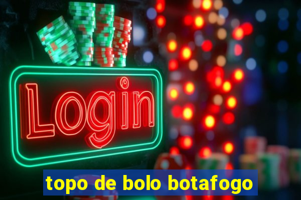 topo de bolo botafogo